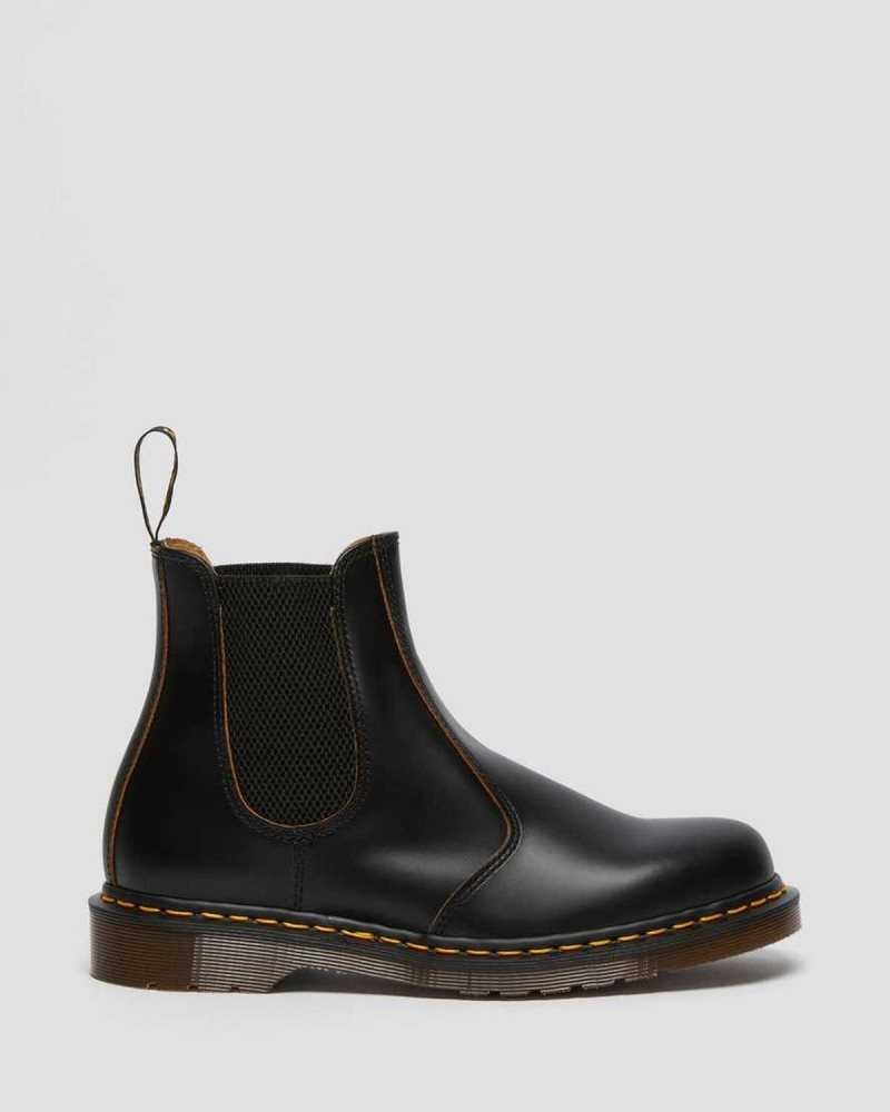 Black Dr. Martens 2976 Vintage Chelsea Boots | TSODR6470