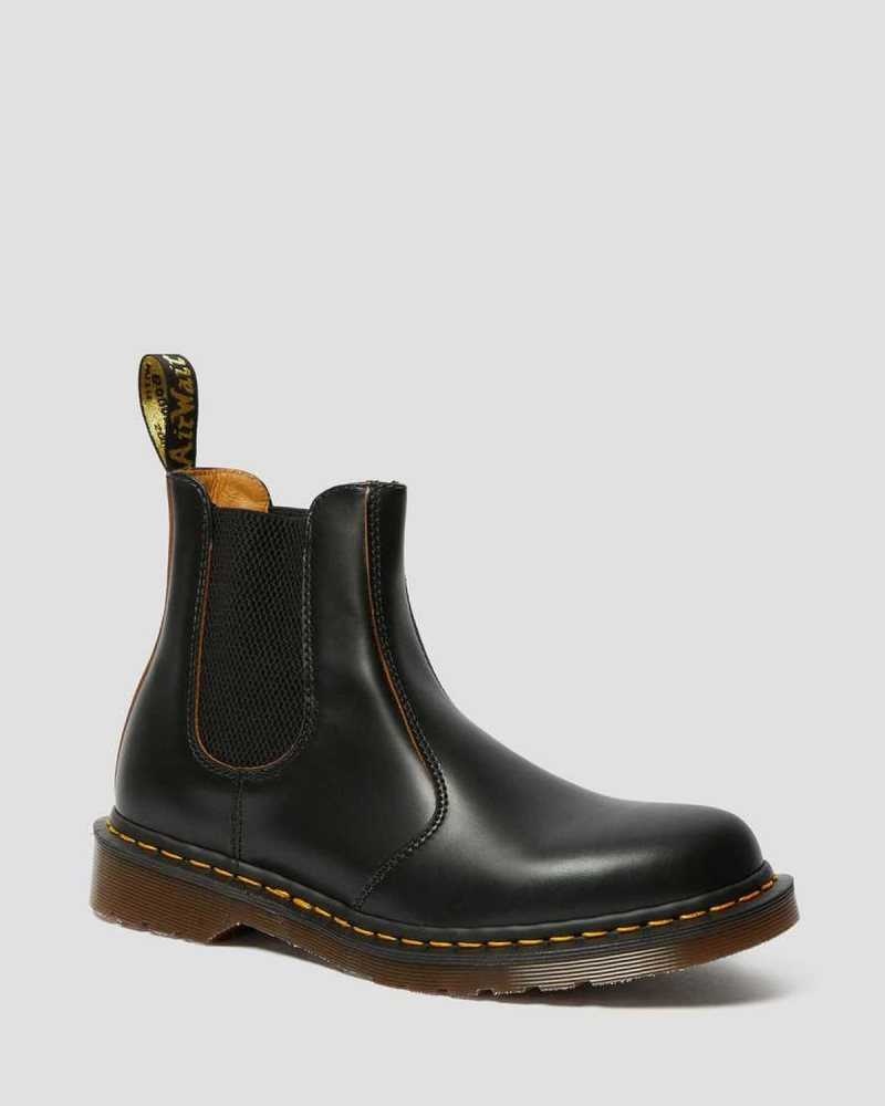 Black Dr. Martens 2976 Vintage Chelsea Boots | TSODR6470