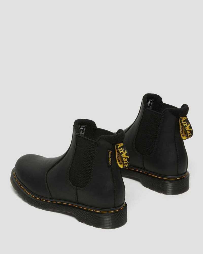 Black Dr. Martens 2976 Warmwair Leather Chelsea Boots | HOCJK1340