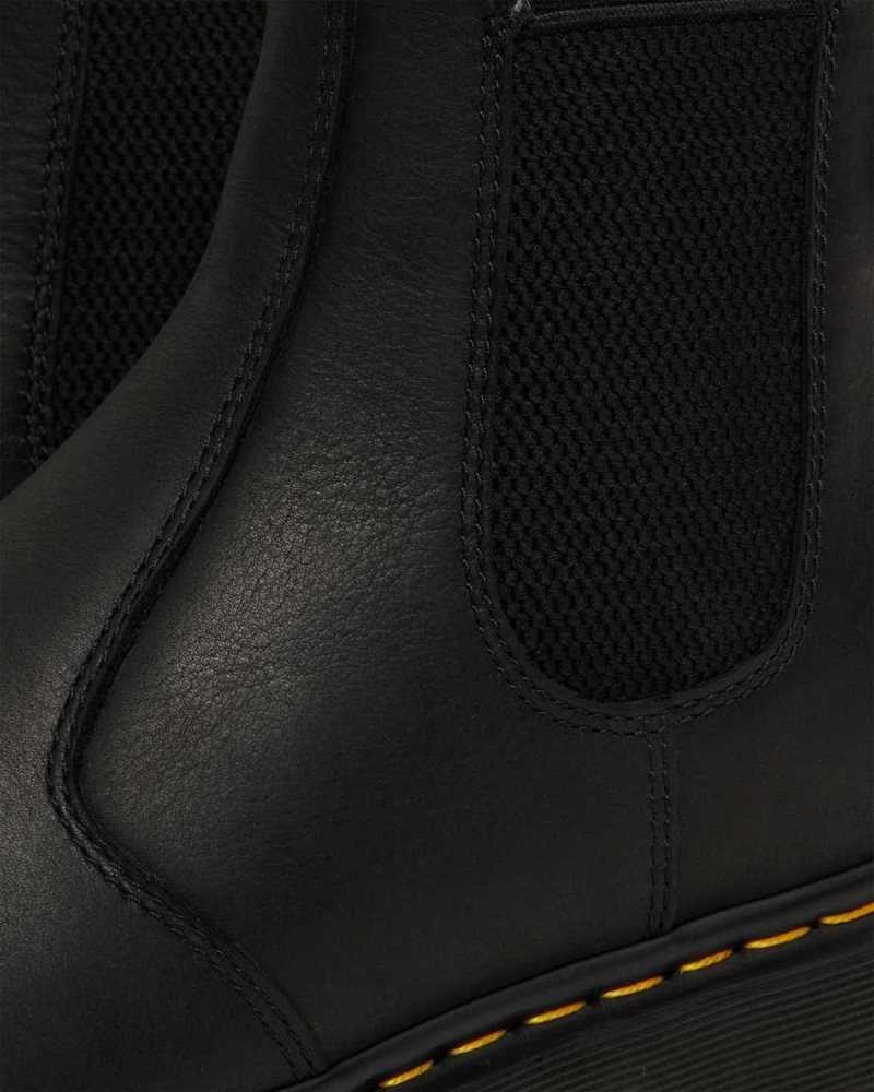 Black Dr. Martens 2976 Warmwair Leather Chelsea Boots | HOCJK1340