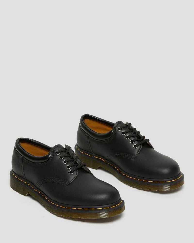 Black Dr. Martens 8053 Nappa Leather Casual Shoes | HLDCE2856