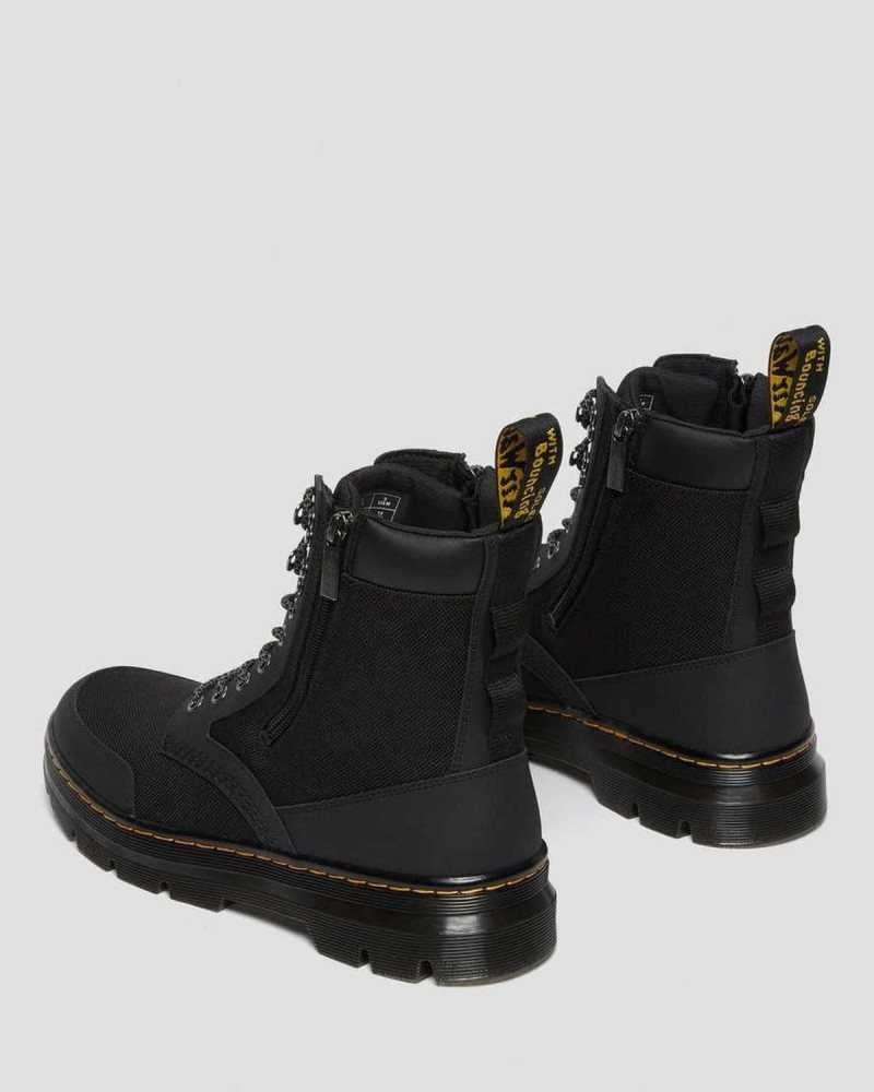 Black Dr. Martens Combs Zip Casual Boots | DTSEK0186