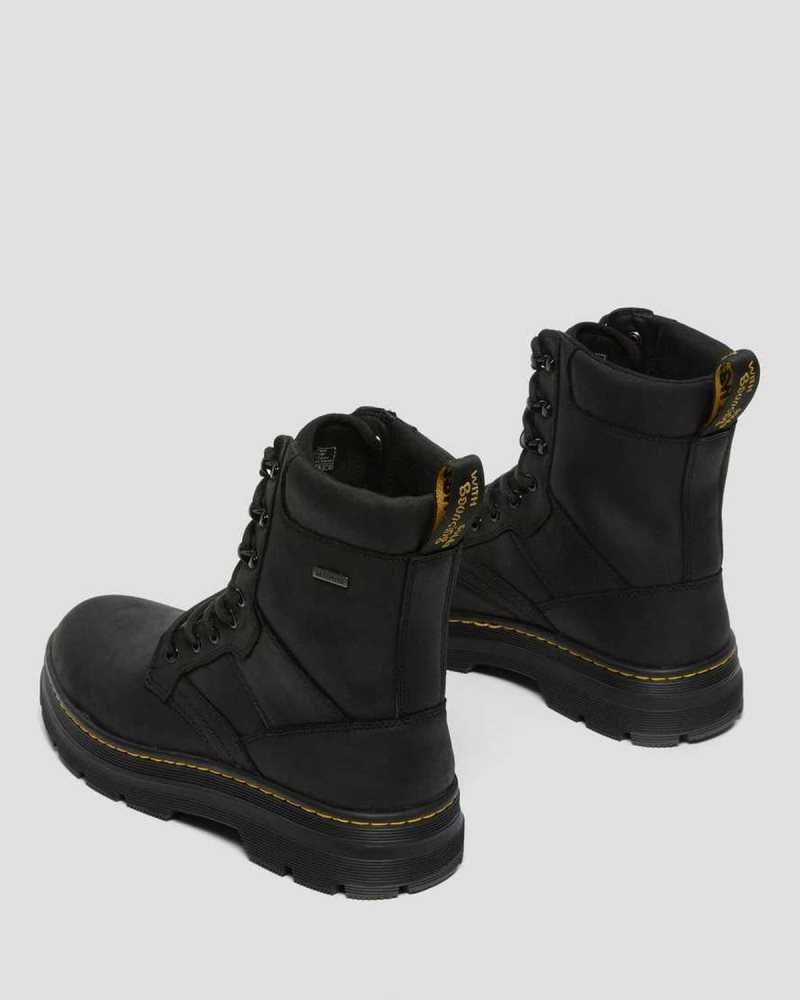 Black Dr. Martens Iowa Waterproof Poly Casual Boots | YEJLN2750