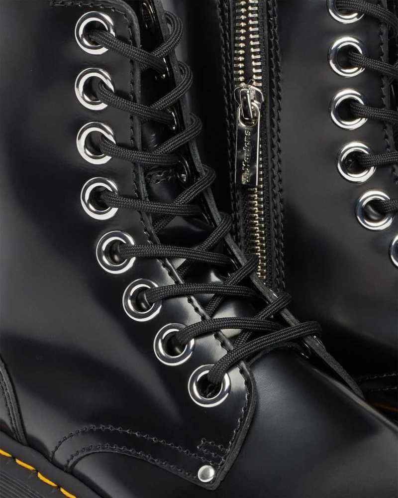 Black Dr. Martens Jadon Max Platform Boots | VEBWQ8376