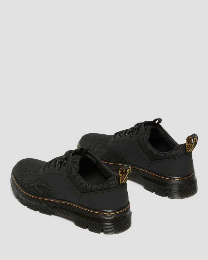 Black Dr. Martens Reeder Utility Shoes | BGENQ3945