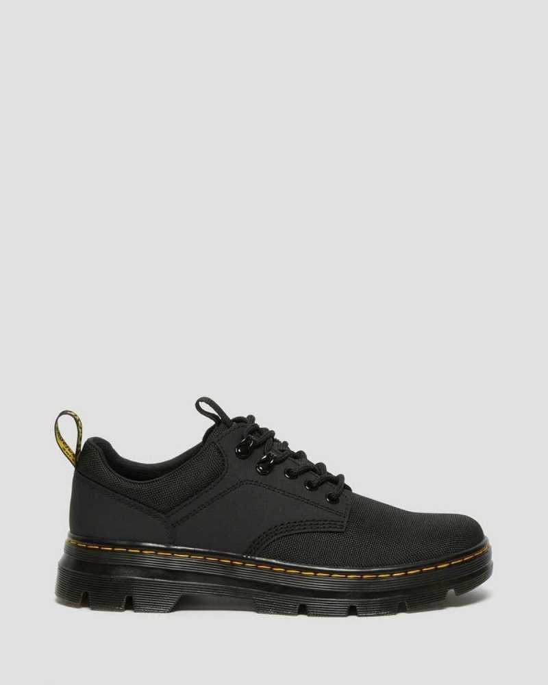 Black Dr. Martens Reeder Utility Shoes | BGENQ3945