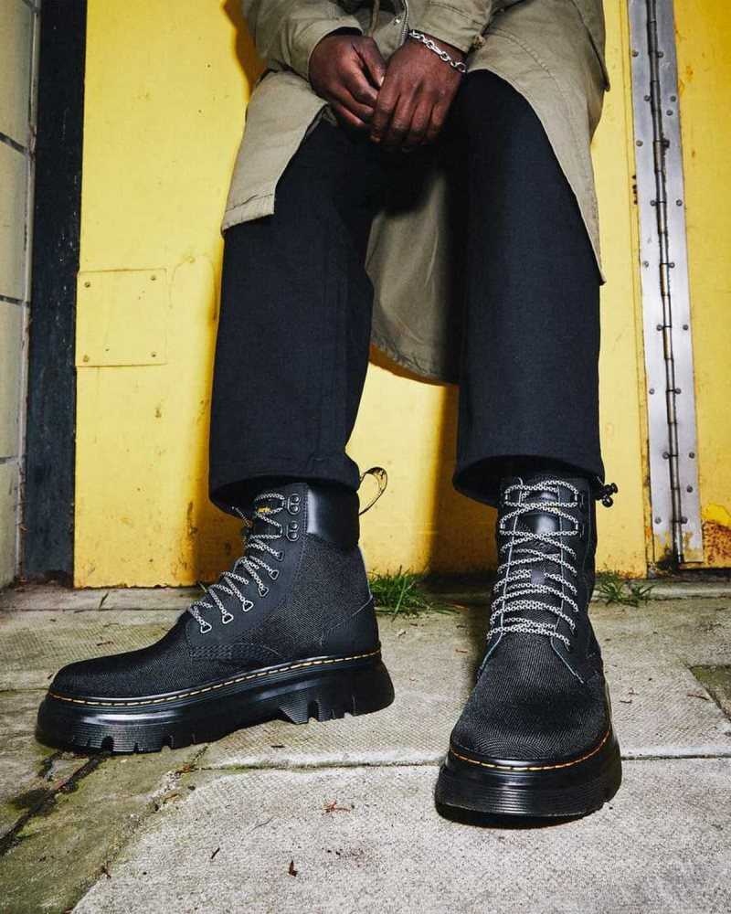 Black Dr. Martens Tarik Utility Boots | TAWBI8275