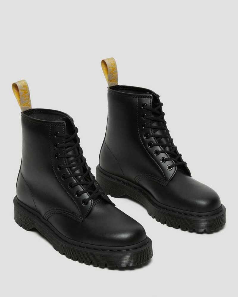 Black Dr. Martens Vegan 1460 Bex Mono Lace Up Boots | DHMXE2534