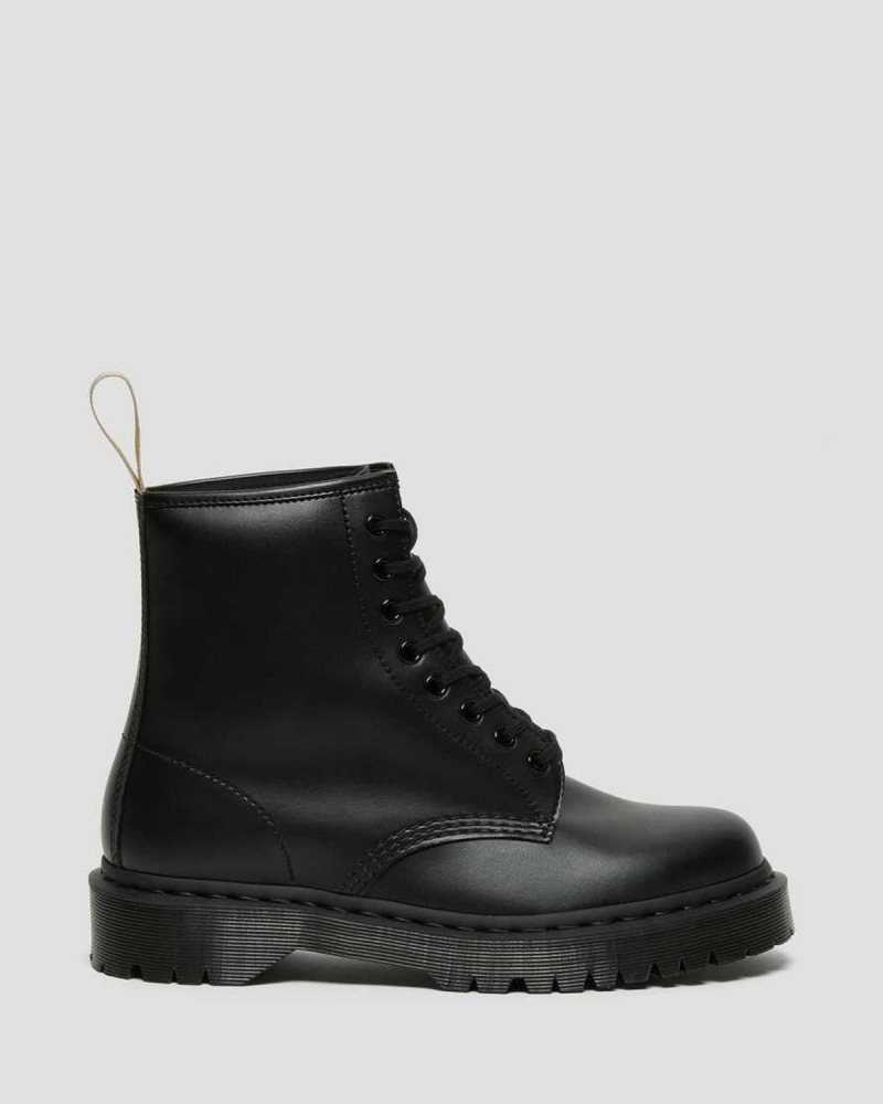 Black Dr. Martens Vegan 1460 Bex Mono Lace Up Boots | DHMXE2534