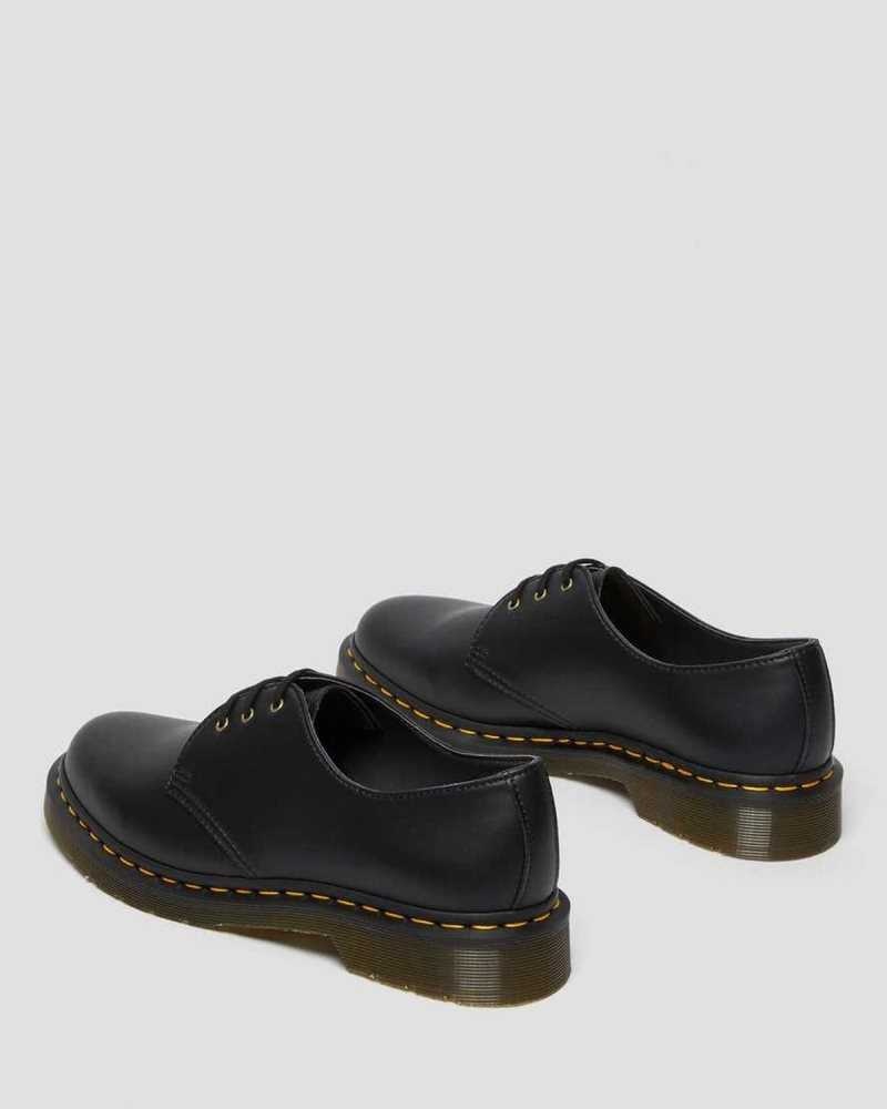 Black Dr. Martens Vegan 1461 Felix Oxford Shoes | QWZIP8402