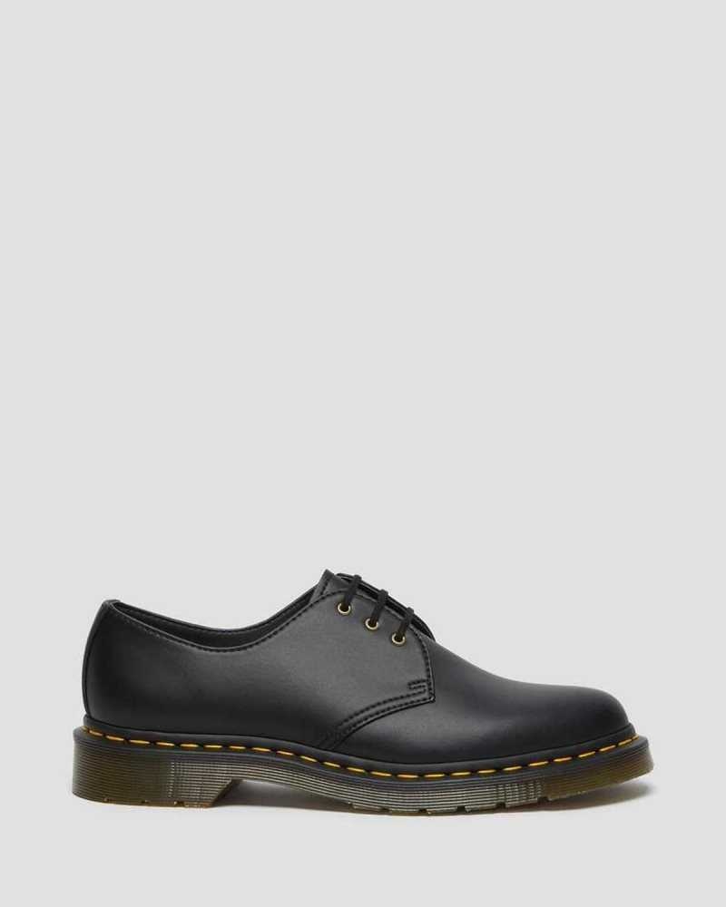 Black Dr. Martens Vegan 1461 Felix Oxford Shoes | QWZIP8402