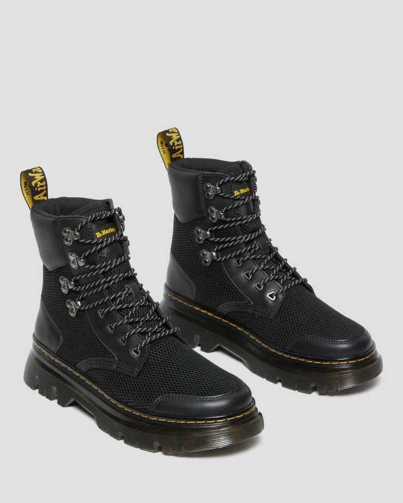 Black Skin Color Dr. Martens Tarik Toe Guard Utility Boots | JPUSG9178