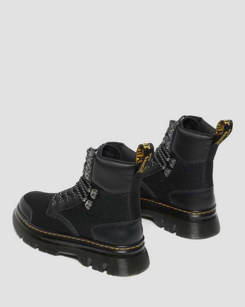 Black Skin Color Dr. Martens Tarik Toe Guard Utility Boots | JPUSG9178