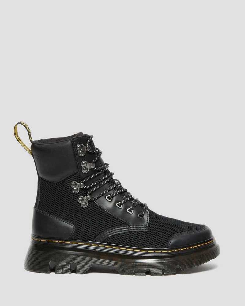 Black Skin Color Dr. Martens Tarik Toe Guard Utility Boots | JPUSG9178