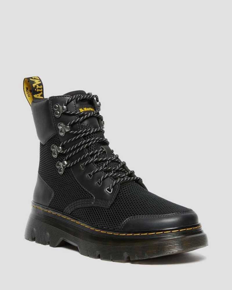 Black Skin Color Dr. Martens Tarik Toe Guard Utility Boots | JPUSG9178