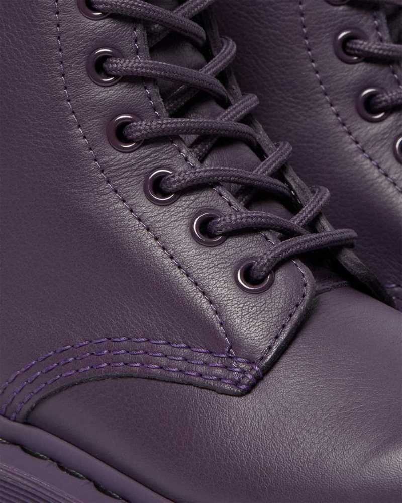 Blackcurrant Virginia Dr. Martens 1460 Pascal Mono Lace Up Boots | EXYVO8602