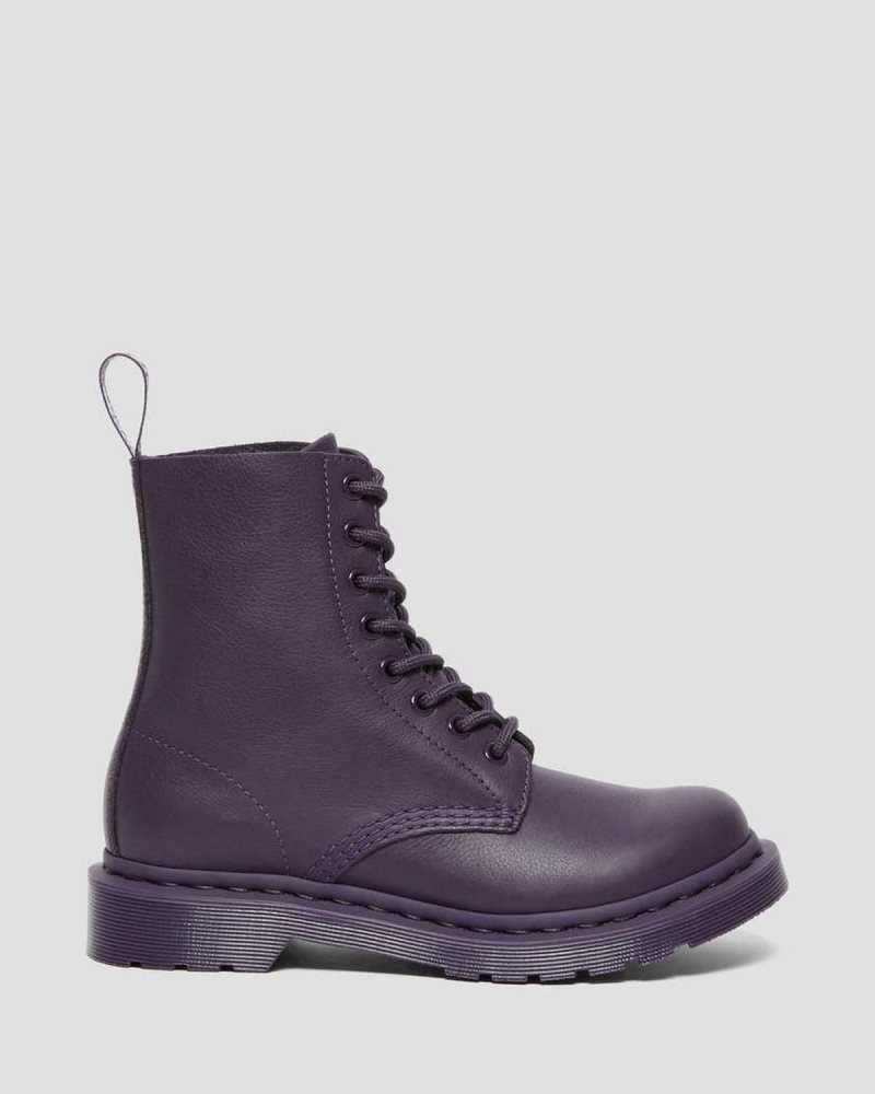 Blackcurrant Virginia Dr. Martens 1460 Pascal Mono Lace Up Boots | EXYVO8602