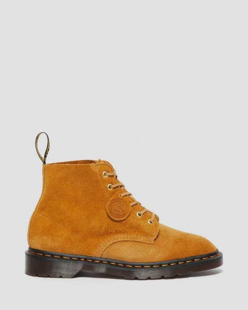 Brown Dr. Martens 101 Suede Ankle Boots | CRYMZ8109