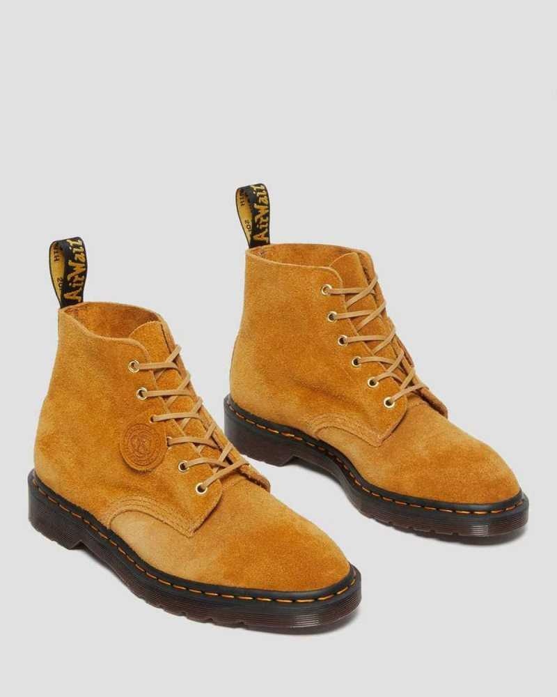 Brown Dr. Martens 101 Suede Ankle Boots | IULXG5206