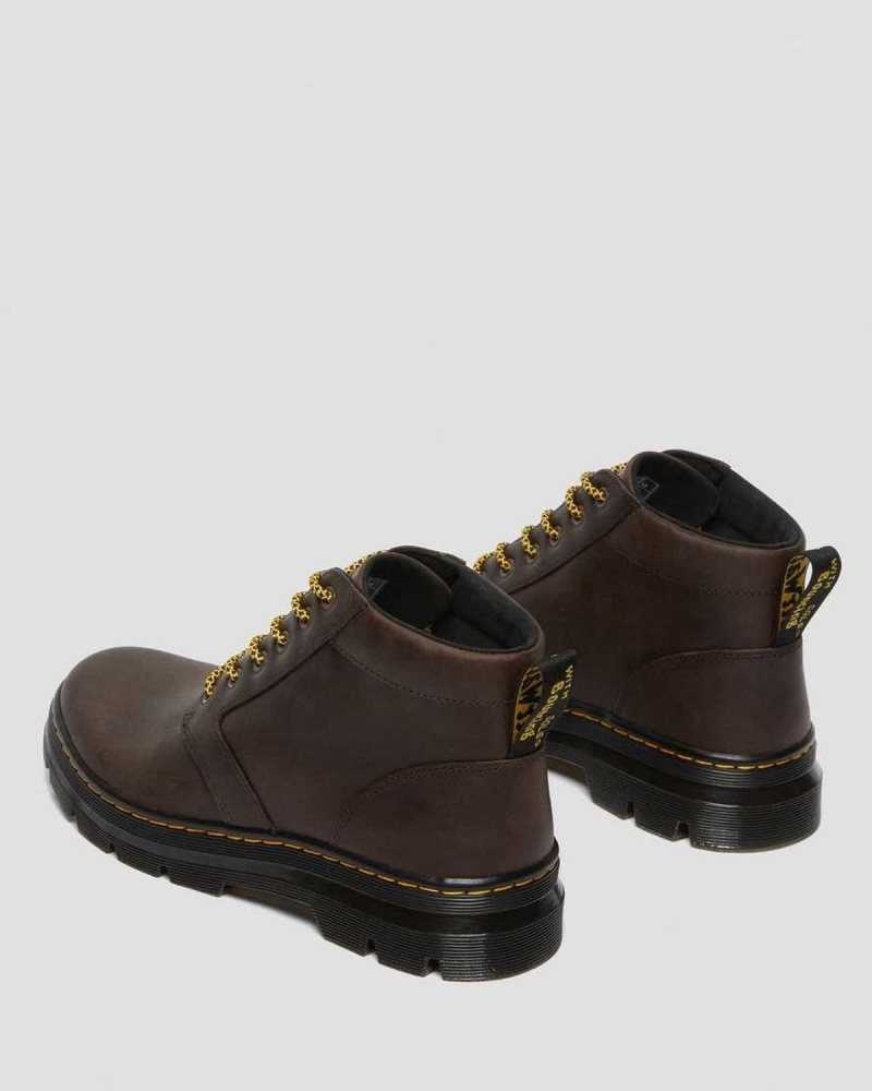 Brown Dr. Martens Bonny Leather Casual Boots | YBZTG8479