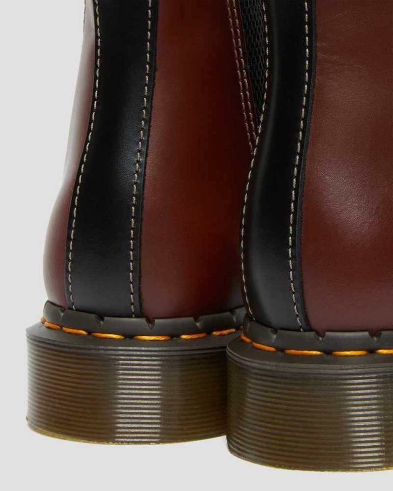 Brown / Black Dr. Martens 2976 Abruzzo Leather Chelsea Boots | EPNQK8097