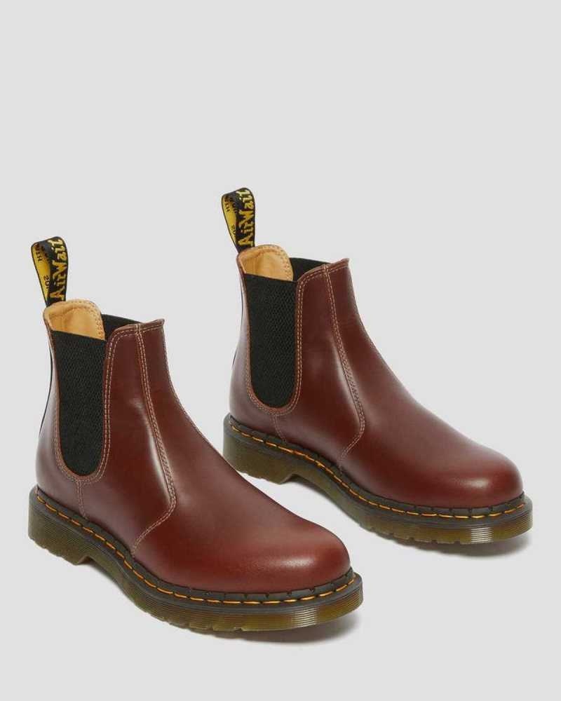 Brown / Black Dr. Martens 2976 Abruzzo Leather Chelsea Boots | EPNQK8097