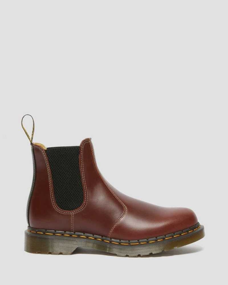 Brown / Black Dr. Martens 2976 Abruzzo Leather Chelsea Boots | EPNQK8097