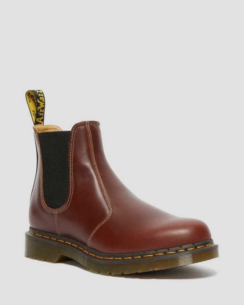 Brown / Black Dr. Martens 2976 Abruzzo Leather Chelsea Boots | EPNQK8097