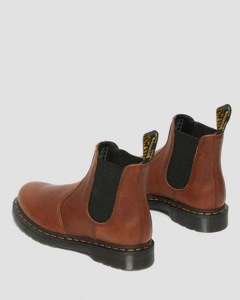 Cashew Ambassador Dr. Martens 2976 Ambassador Leather Chelsea Boots | CQZLB0346