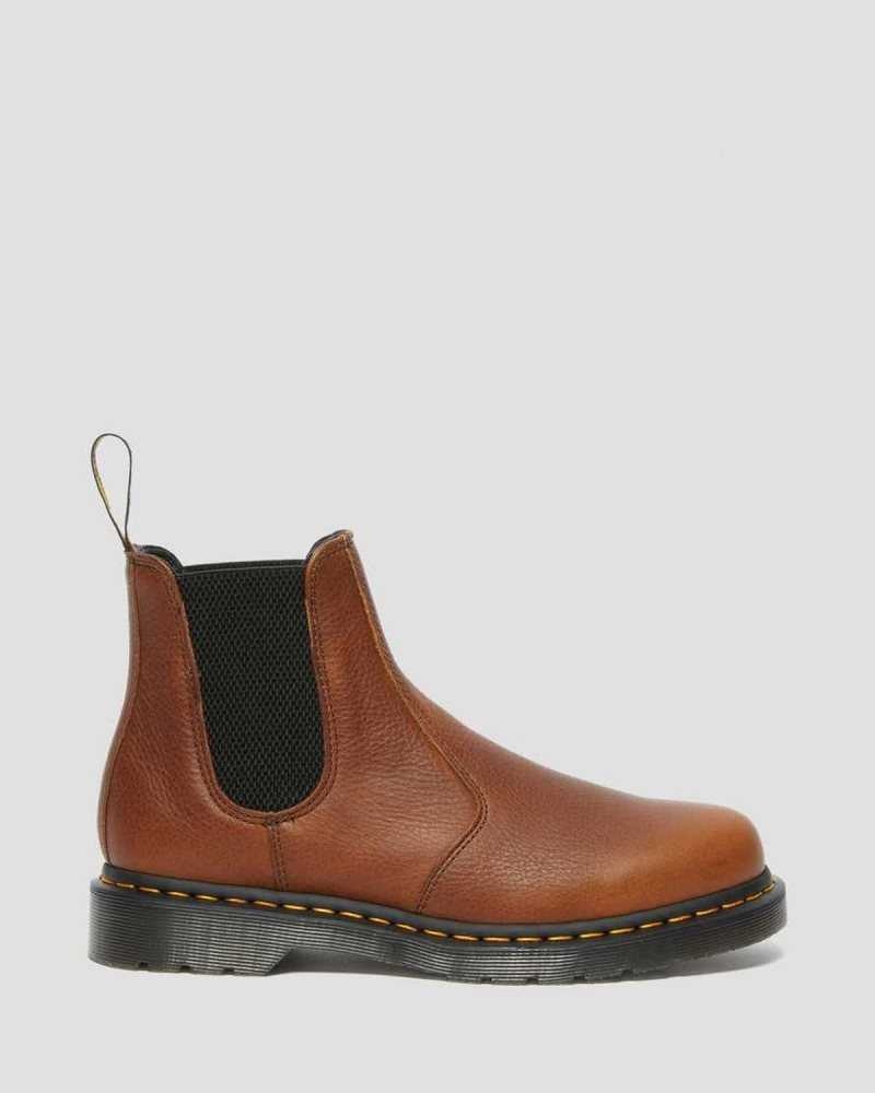 Cashew Ambassador Dr. Martens 2976 Ambassador Leather Chelsea Boots | CQZLB0346