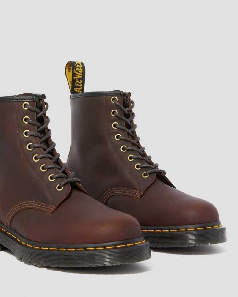 Cocoa Snowplow Dr. Martens 1460 DM's Wintergrip Lace Up Boots | VBFWO1496