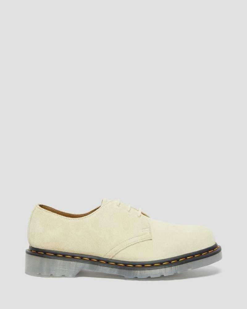 Cream Dr. Martens 1461 Iced Suede Oxford Shoes | QEDOI3812