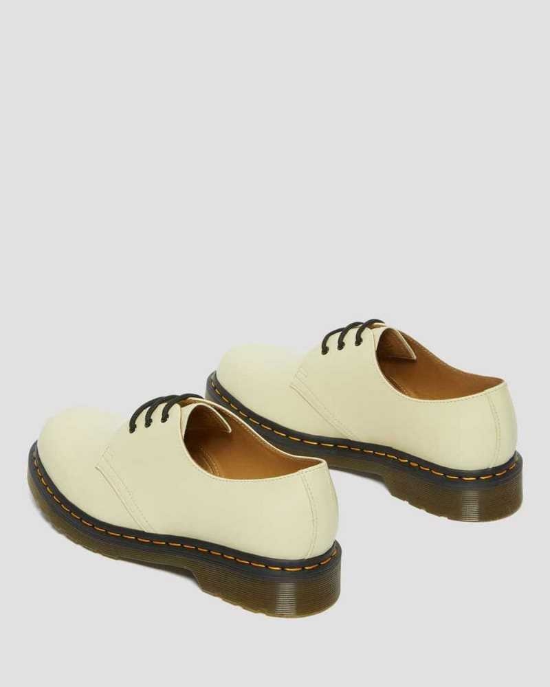 Cream Dr. Martens 1461 Smooth Leather Oxford Shoes | IVFRW2143