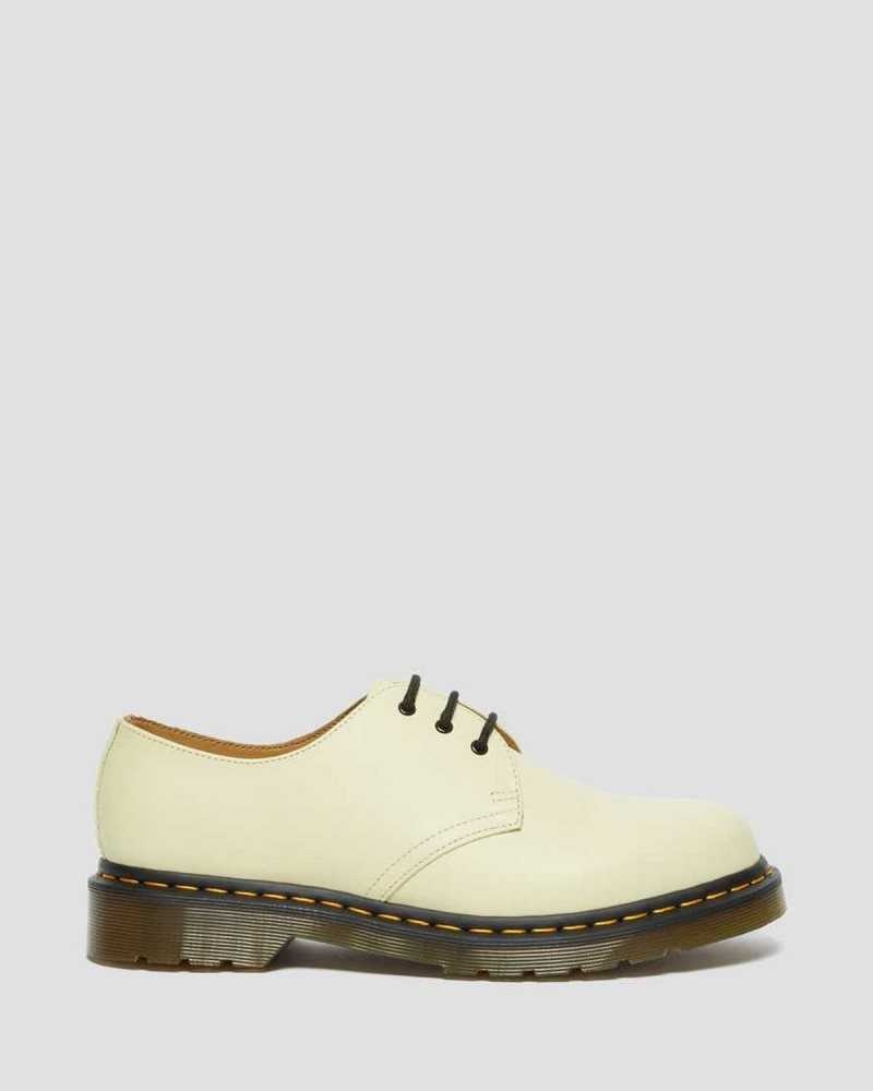 Cream Dr. Martens 1461 Smooth Leather Oxford Shoes | IVFRW2143