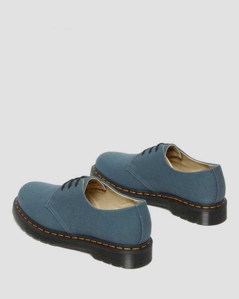 Grey Dr. Martens 1461 Canvas Oxford Shoes | UODCP9275