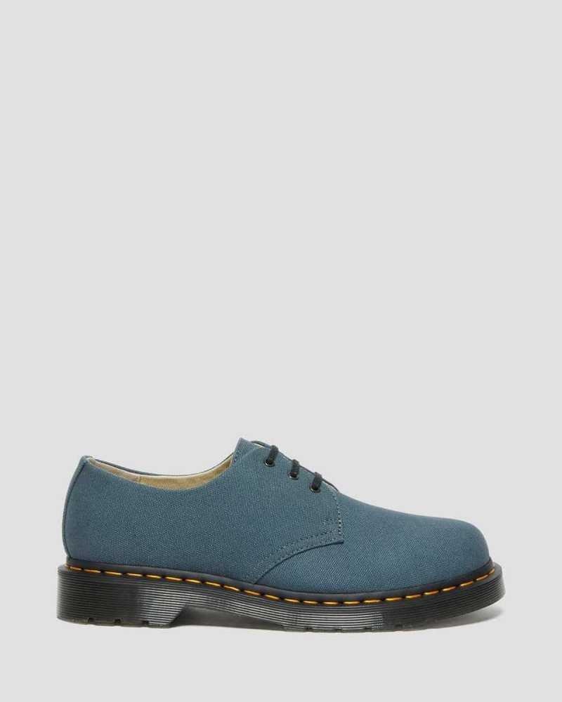 Grey Dr. Martens 1461 Canvas Oxford Shoes | UODCP9275