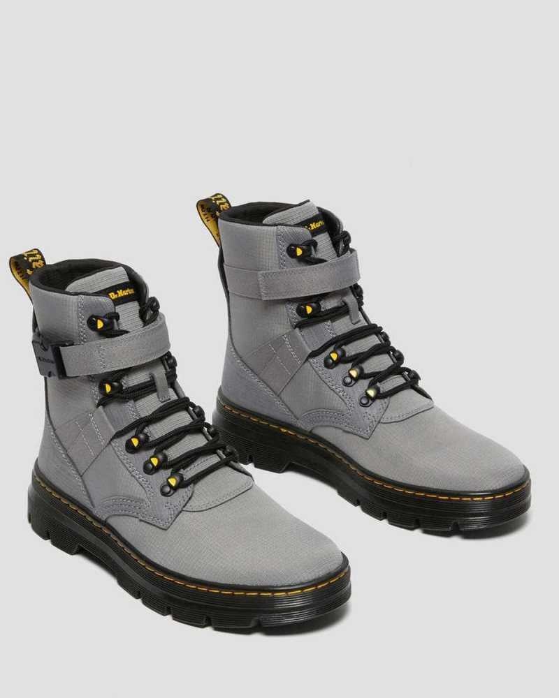 Grey Dr. Martens Combs Tech II Poly Casual Boots | DAIWE1567