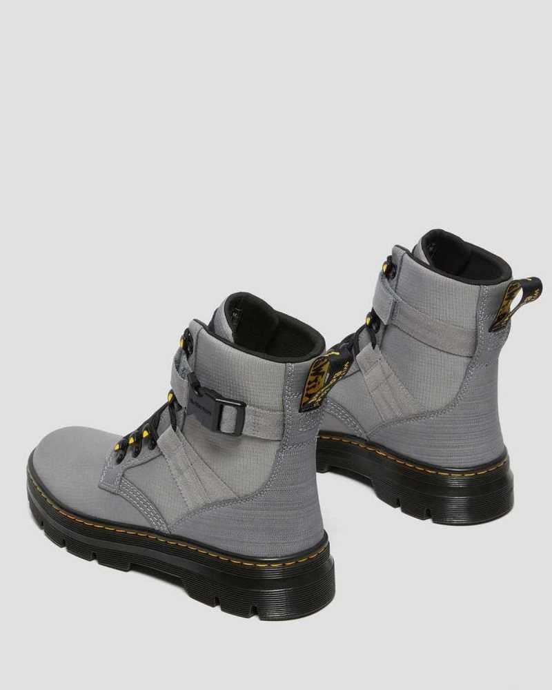 Grey Dr. Martens Combs Tech II Poly Casual Boots | DAIWE1567