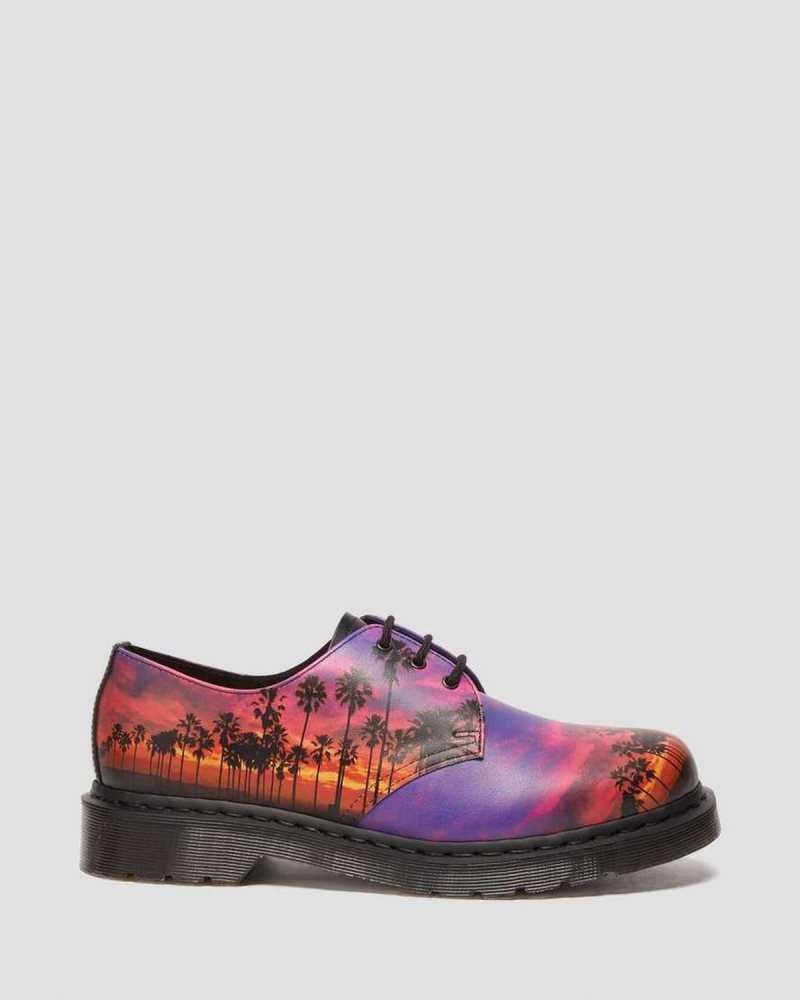 Multicolor Dr. Martens 1461 Los Angeles Leather Oxford Shoes | FUJGT2185