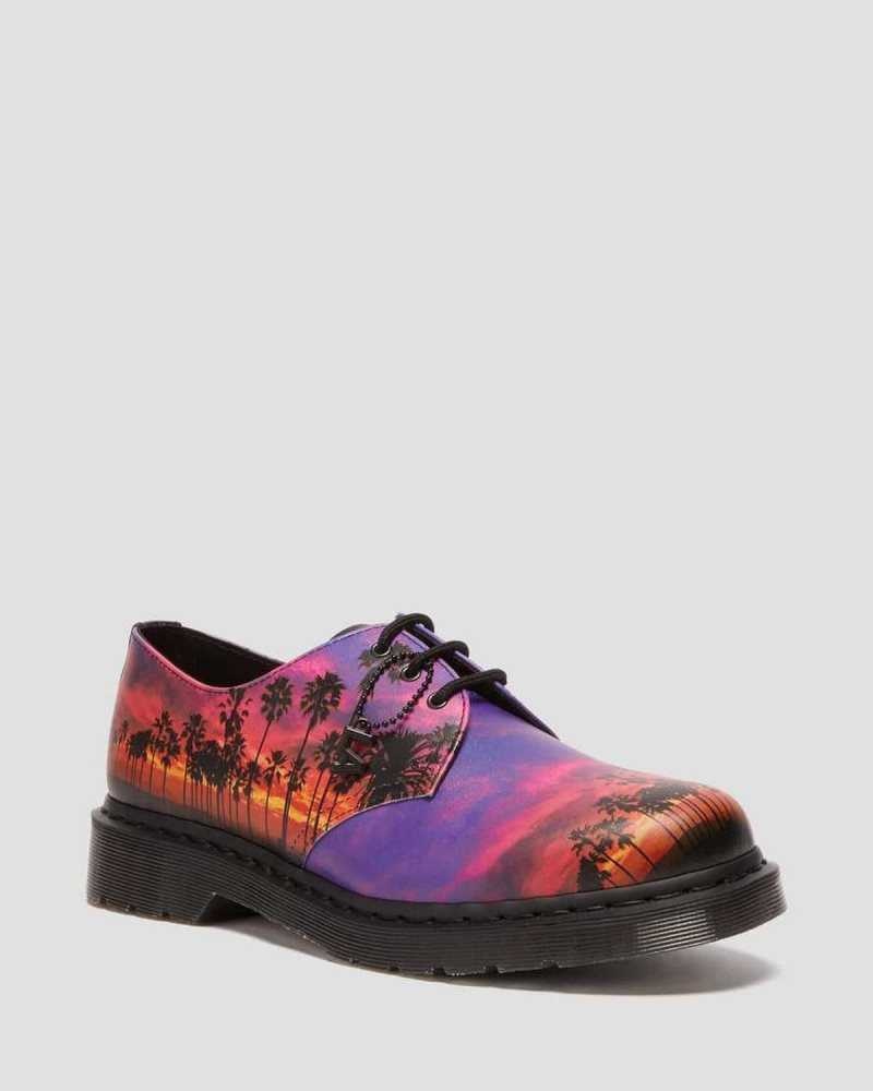 Multicolor Dr. Martens 1461 Los Angeles Leather Oxford Shoes | FUJGT2185