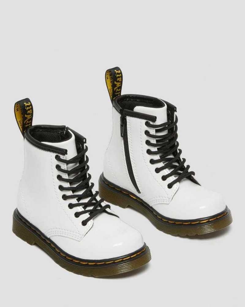 Patent Lamper Dr. Martens Toddler 1460 Patent Leather Lace Up Boots | FISBW5406