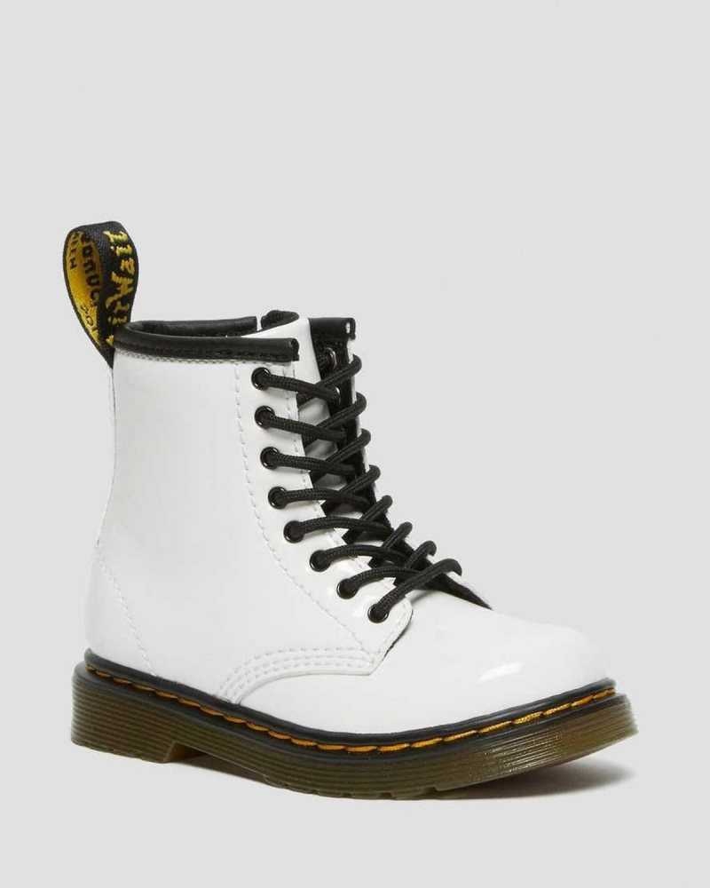 Patent Lamper Dr. Martens Toddler 1460 Patent Leather Lace Up Boots | FISBW5406