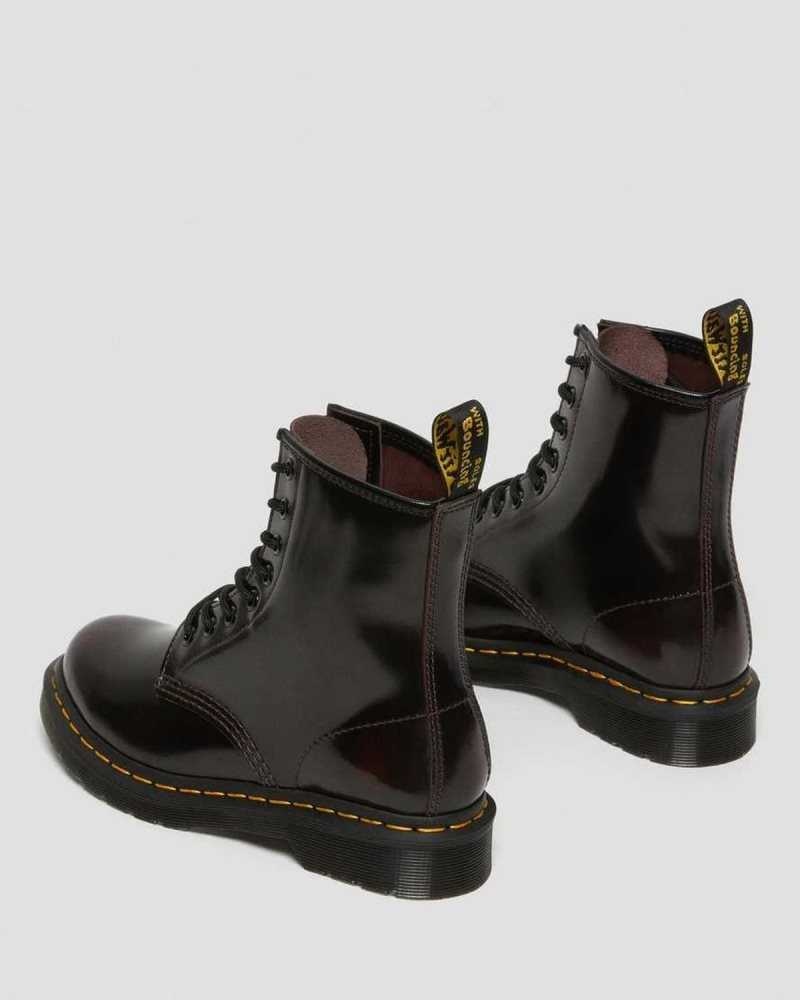 Pink Red Dr. Martens 1460 Arcadia Leather Lace Up Boots | PUXHW0257