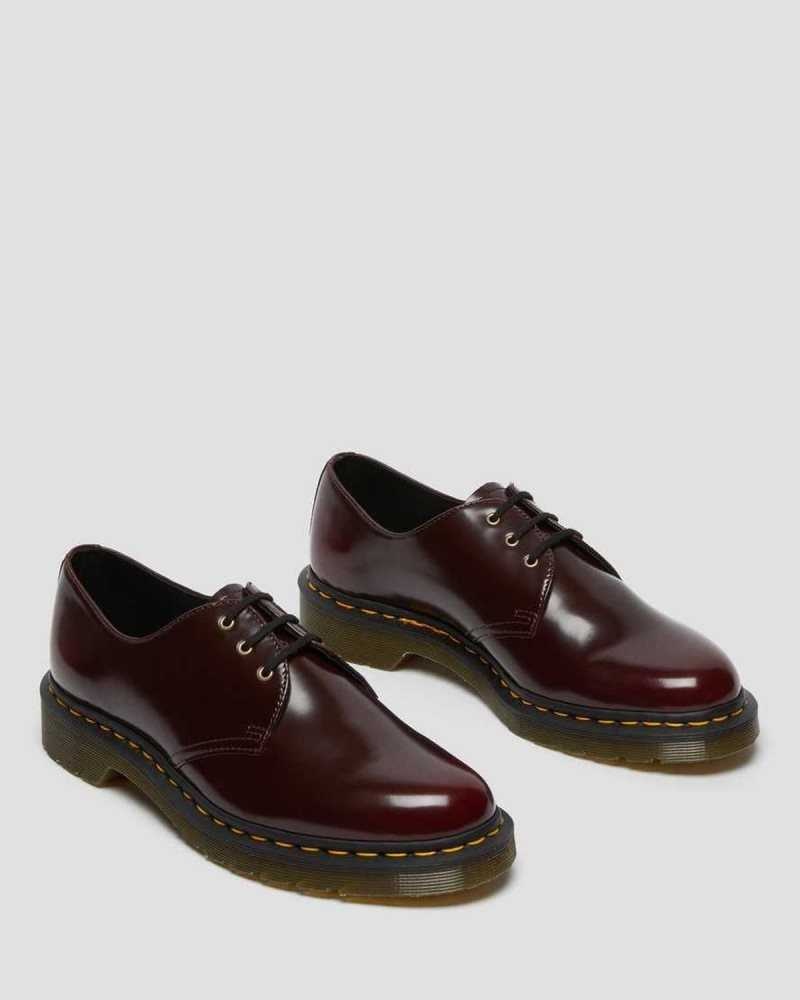 Pink Red Dr. Martens Vegan 1461 Oxford Shoes | JRODY8520