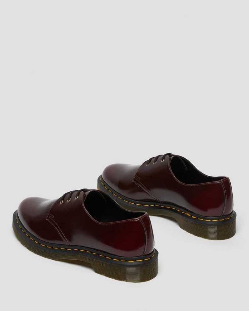 Pink Red Dr. Martens Vegan 1461 Oxford Shoes | JRODY8520