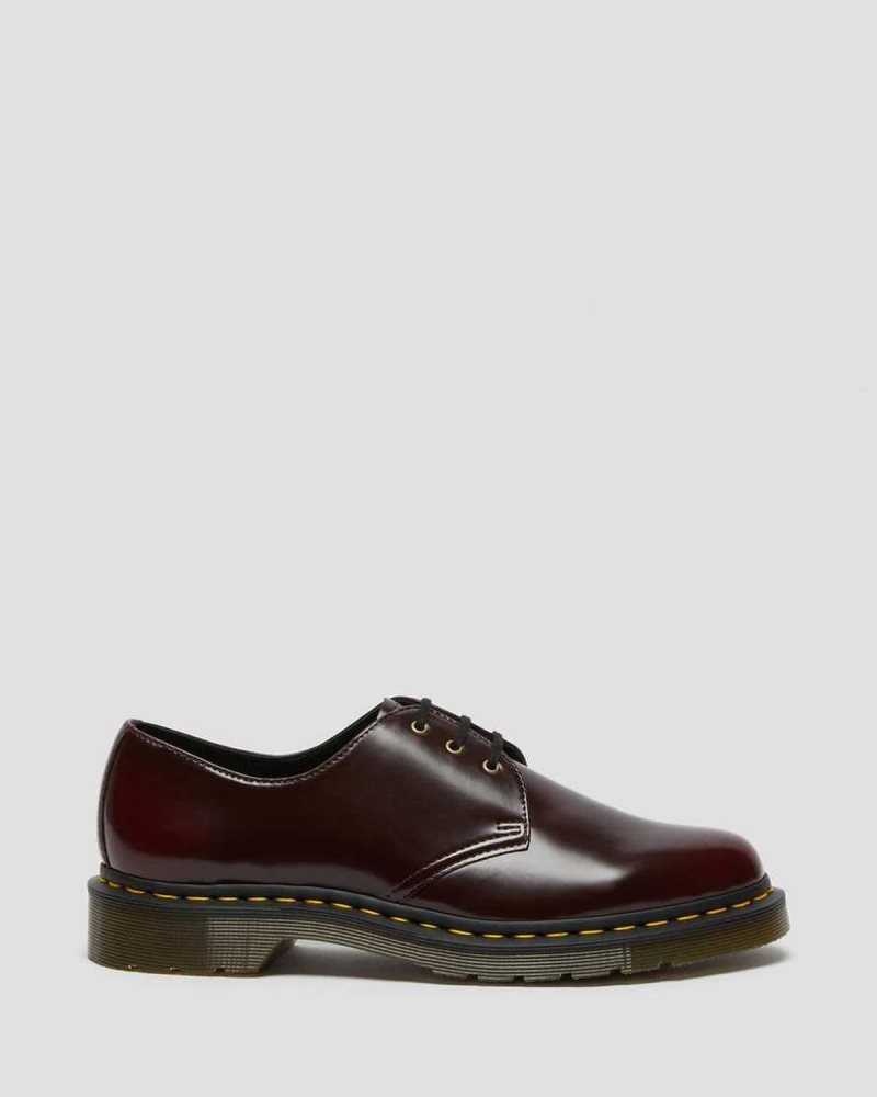 Pink Red Dr. Martens Vegan 1461 Oxford Shoes | JRODY8520