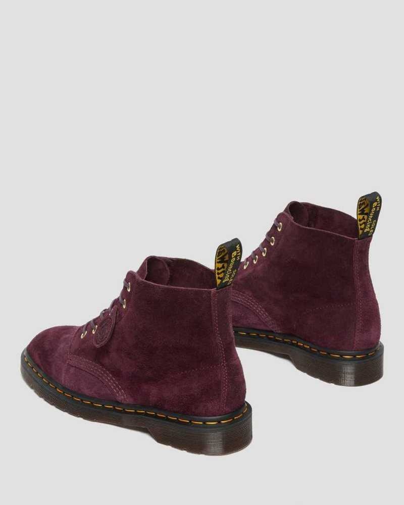 Purple Dr. Martens 101 Suede Ankle Boots | FHNGQ9837