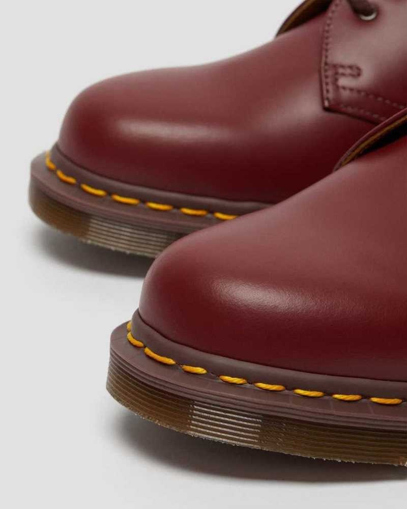 Red Dr. Martens 1461 Vintage Oxford Shoes | OQFCN8071