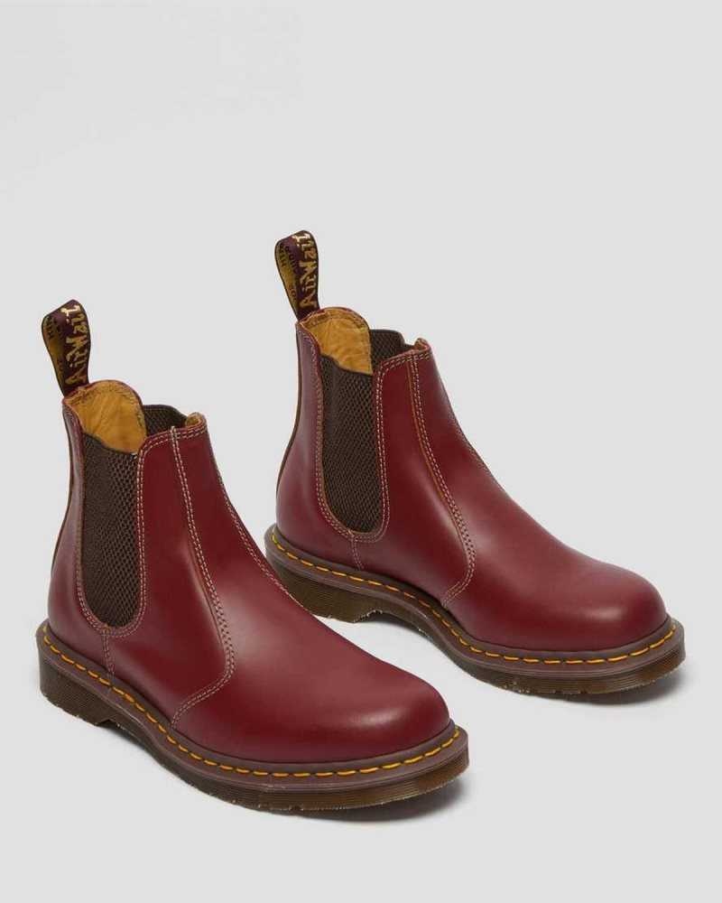 Red Dr. Martens 2976 Vintage Chelsea Boots | LOAZD8092