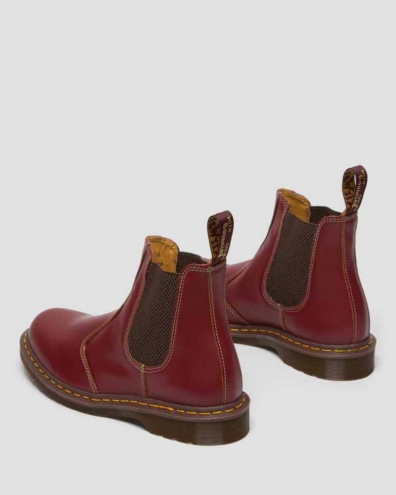 Red Dr. Martens 2976 Vintage Chelsea Boots | LOAZD8092